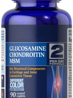 Glucosamine, Chondroitin & MSM-2 Per Day Formula