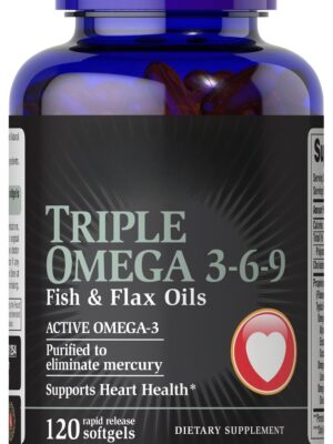 Triple Omega 3-6-9 Fish & Flax Oils