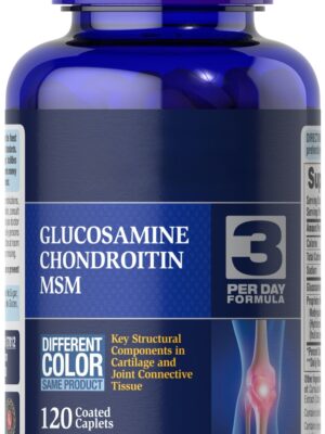 Glucosamine, Chondroitin & MSM-3 Per Day Formula
